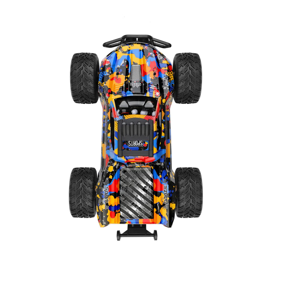 WLtoys 1/10 Brushless 4wd RC monster truck RTR - Blue - HeliDirect