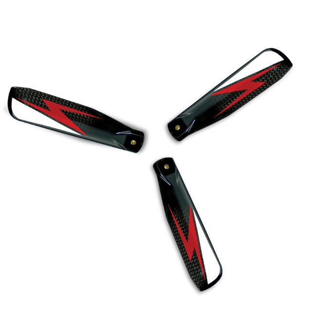 VULCAN ROTORS Precision Tail Rotor 3 Blades 110mm (RED) – HeliDirect