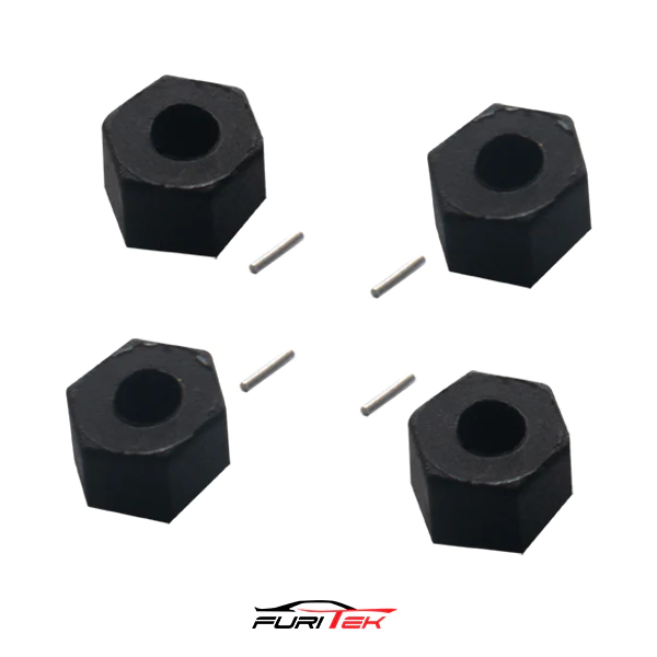 FURITEK STOCK PLASTIC HEX & HEX PIN SET FOR FURITEK FX118 - HeliDirect
