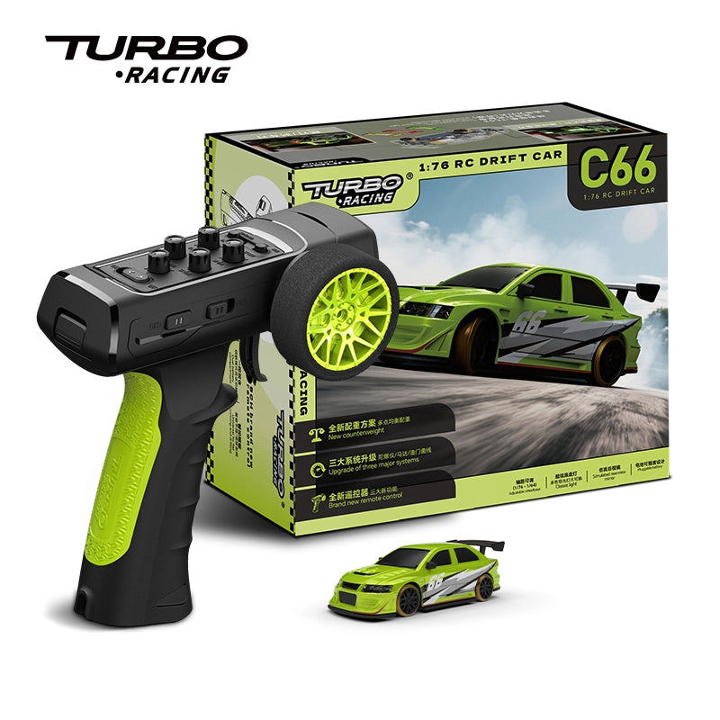 Turbo Racing C66 1:76 Scale RC Drift Car with GYRO RTR – HeliDirect Turbo Racing C66 1:76 Scale RC Drift Car with GYRO RTR – HeliDirect