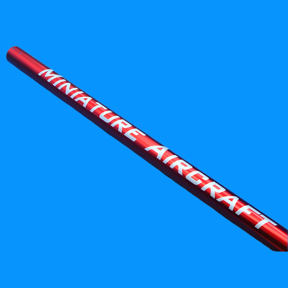 MA AL Interceptor Tail boom Red for 600 size - Pack of 1