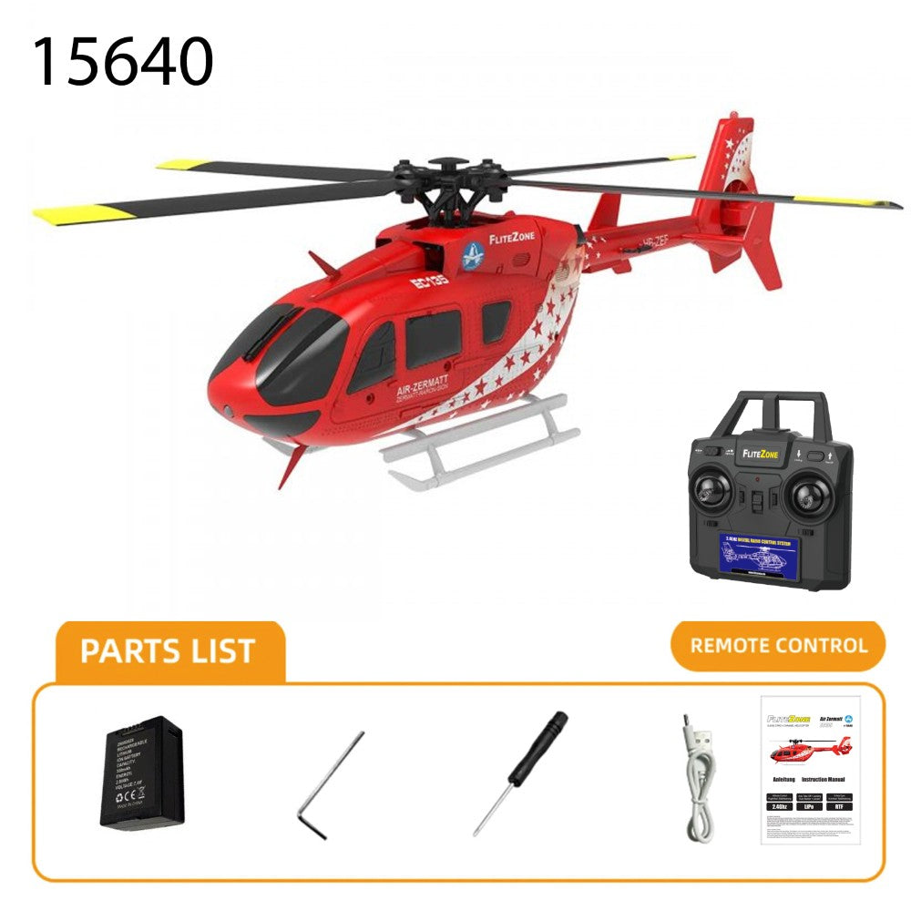 FliteZone EC135 100-size Helicopter w/ Optical Flow Sensor - RTF - Air Zermatt