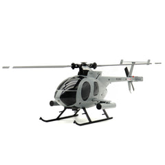 RC ERA C184 MD500 100-Size Gyro Stabilized Scale Helicopter - RTF w/ Optical Sensor and Upgraded Transmitter (Grey)
