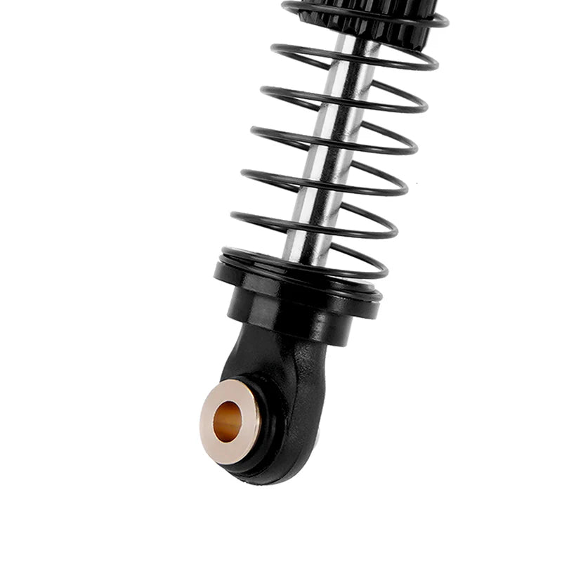 INJORA 53mm Threaded Oil Shocks For 1/18 Redcat Ascent18 - BLACK - HeliDirect