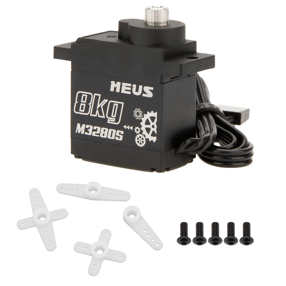 MEUS Racing M3280S 8KG Digital Micro Servo for 1/24 SCX24 1/18 TRX4M Redcat Ascent-18