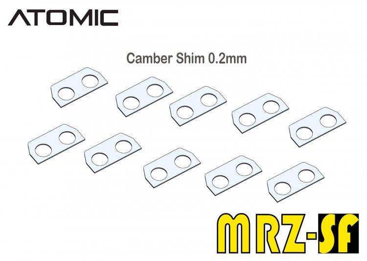 Atomic MRZ SF Camber Shim 0.2mm (10 Pcs-V2) - HeliDirect