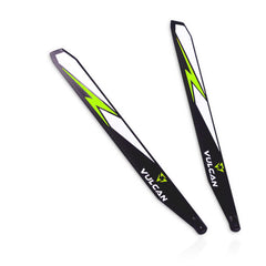 VULCAN ROTORS Precision Main Rotor Blades 200mm (Yellow)