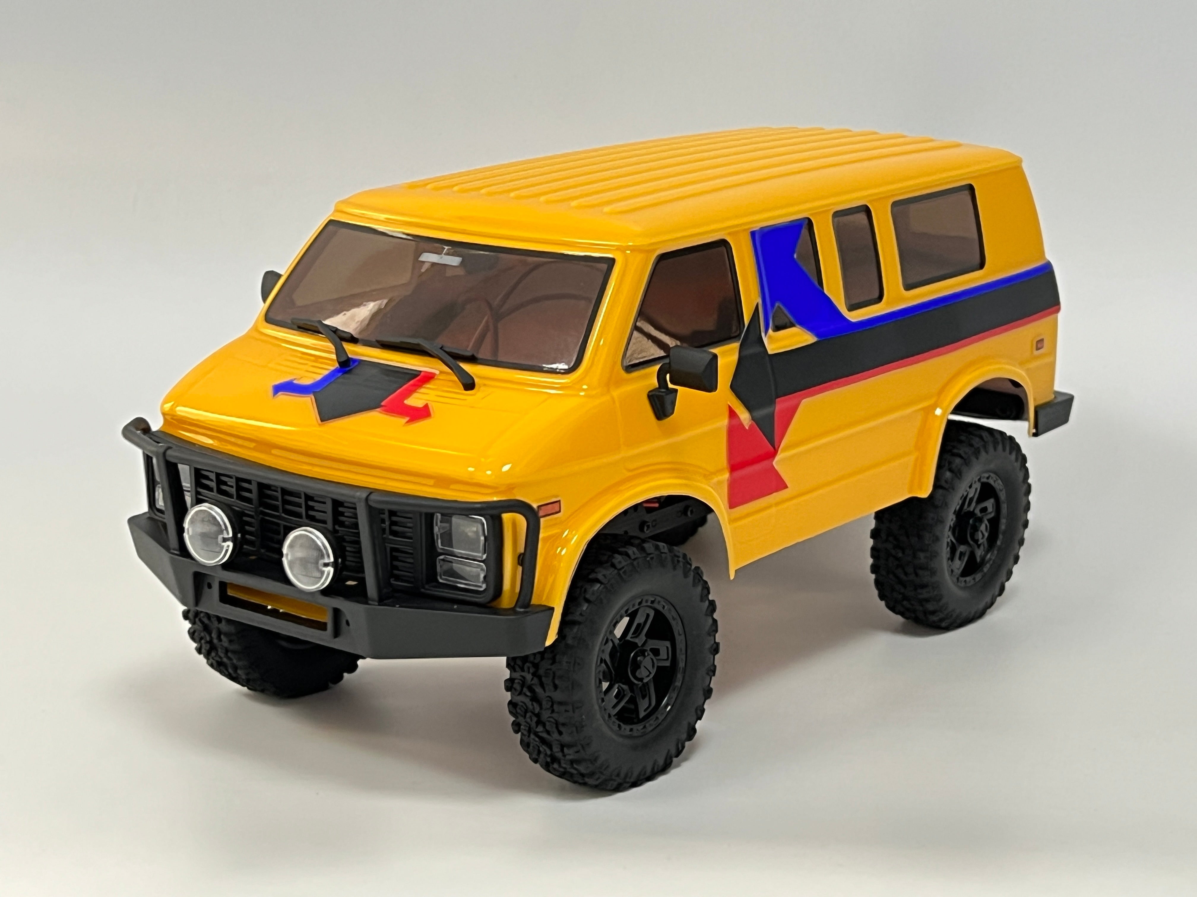 HobbyPlus CR18P Rock Van EVO ( Yellow ) - HeliDirect
