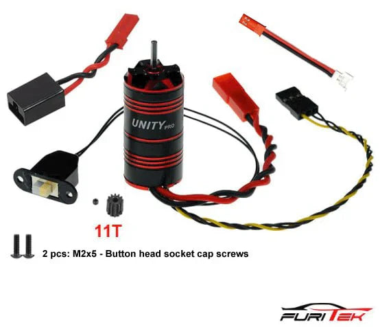FURITEK UNITY PRO 3500kv 2-in-1 Micro FOC Brushless System for HobbyPl ...