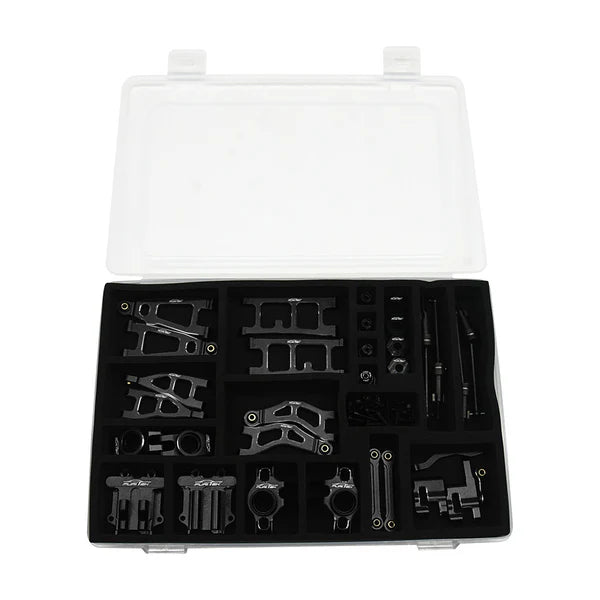 Furitek AluminaSpeed Ultimate Upgrade Aluminium Combo in BLACK color for 1/18 Arrma TYPHON and GRANITE GROM