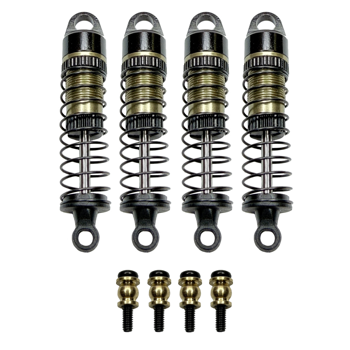 HobbyPlus  Aluminum Oil Shock Set - Speck-SCT