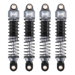 INJORA 53mm Threaded Oil Shocks For 1/18 Redcat Ascent18 - GREY - HeliDirect