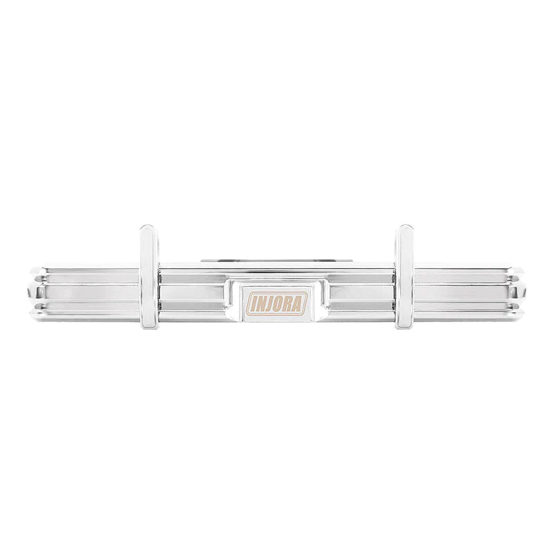 INJORA CNC Aluminum Front Rear Bumper With Dual Exhaust For 1/18 TRX4M High Trail F150 - HeliDirect