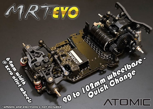 Atomic MRT EVO 1/28 Racing Chassis Kit (No electronics) – HeliDirect