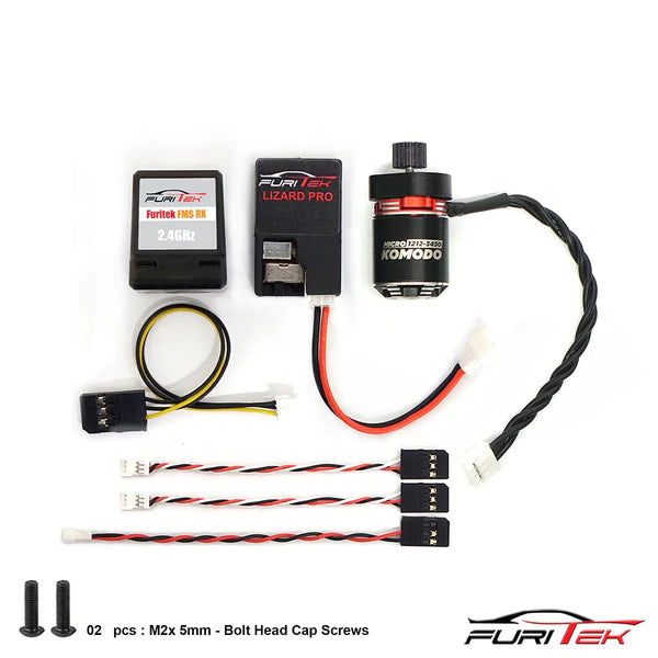 FURITEK STINGER BRUSHLESS POWER SYSTEM WITH RECEIVER FOR FCX24 - HeliDirect