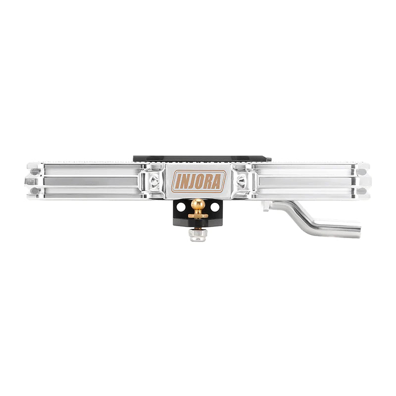 INJORA CNC Aluminum Front Rear Bumper With Dual Exhaust For 1/18 TRX4M High Trail F150 - HeliDirect