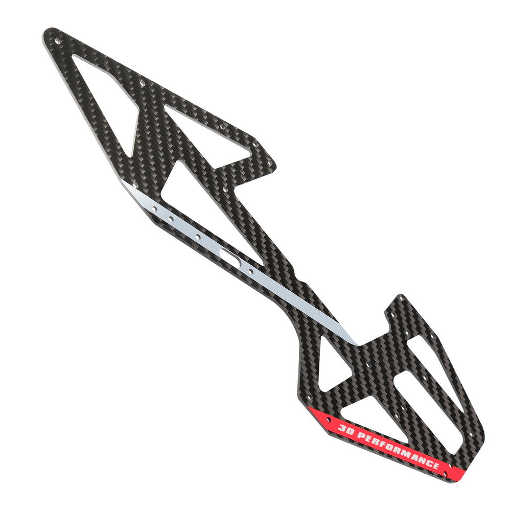 OMP M4 Helicopter Left Side Main Frame - Red - HeliDirect