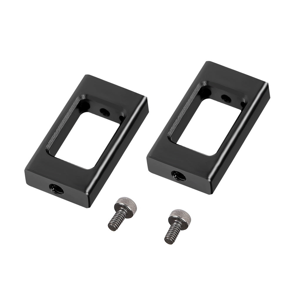 OMP M4 Helicopter Tail Servo Mount Set - Black - HeliDirect