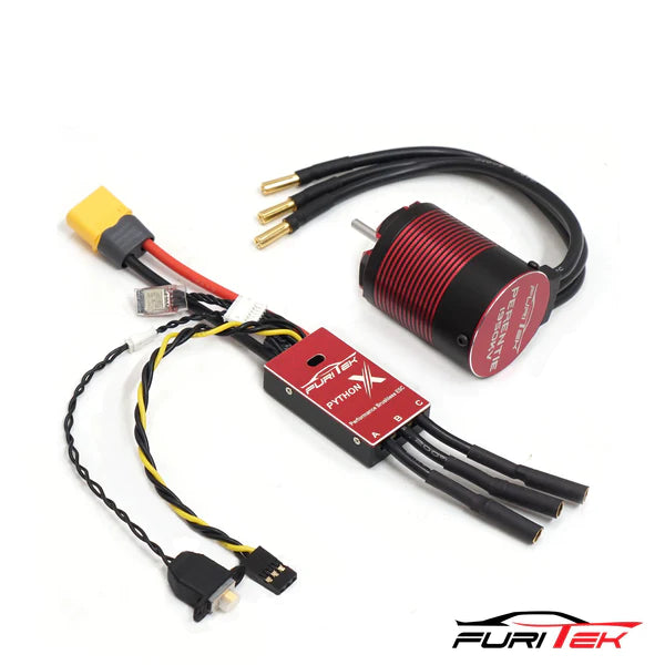 FURITEK PYTHON X BRUSHED/BRUSHLESS ESC WITH PERENTIE FOR 1/10 RC CRAWLERS - HeliDirect
