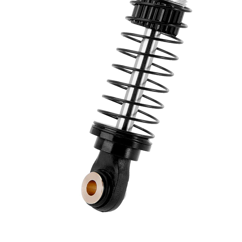 INJORA 59mm Long Threaded Oil Shocks For 1/18 Redcat Ascent18 - BLACK - HeliDirect