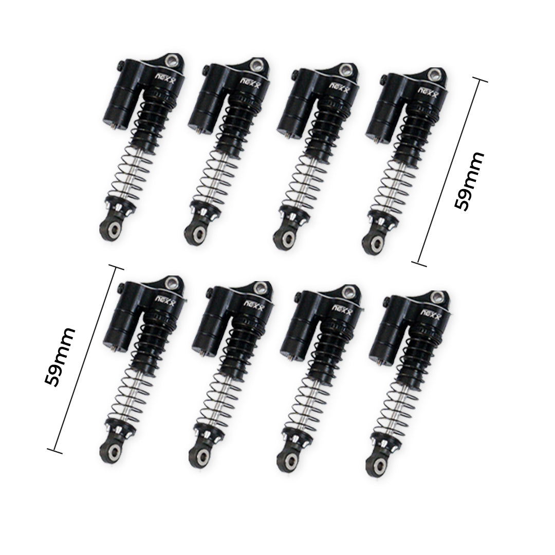 Nexx Racing 59mm Long Reservoir shocks (8pcs) for Terranaut 8x8