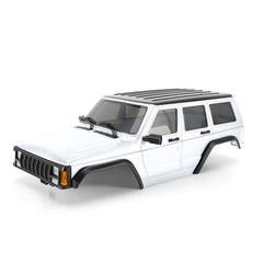 INJORA ABS Cherokee Body With Bumpers For 155mm 1/18 TRX4M Bronco Defender - PEARL WHITE