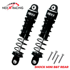 Nexx Racing Rear Oil shock (2pcs) for Mini-T& Mini-B - BLACK