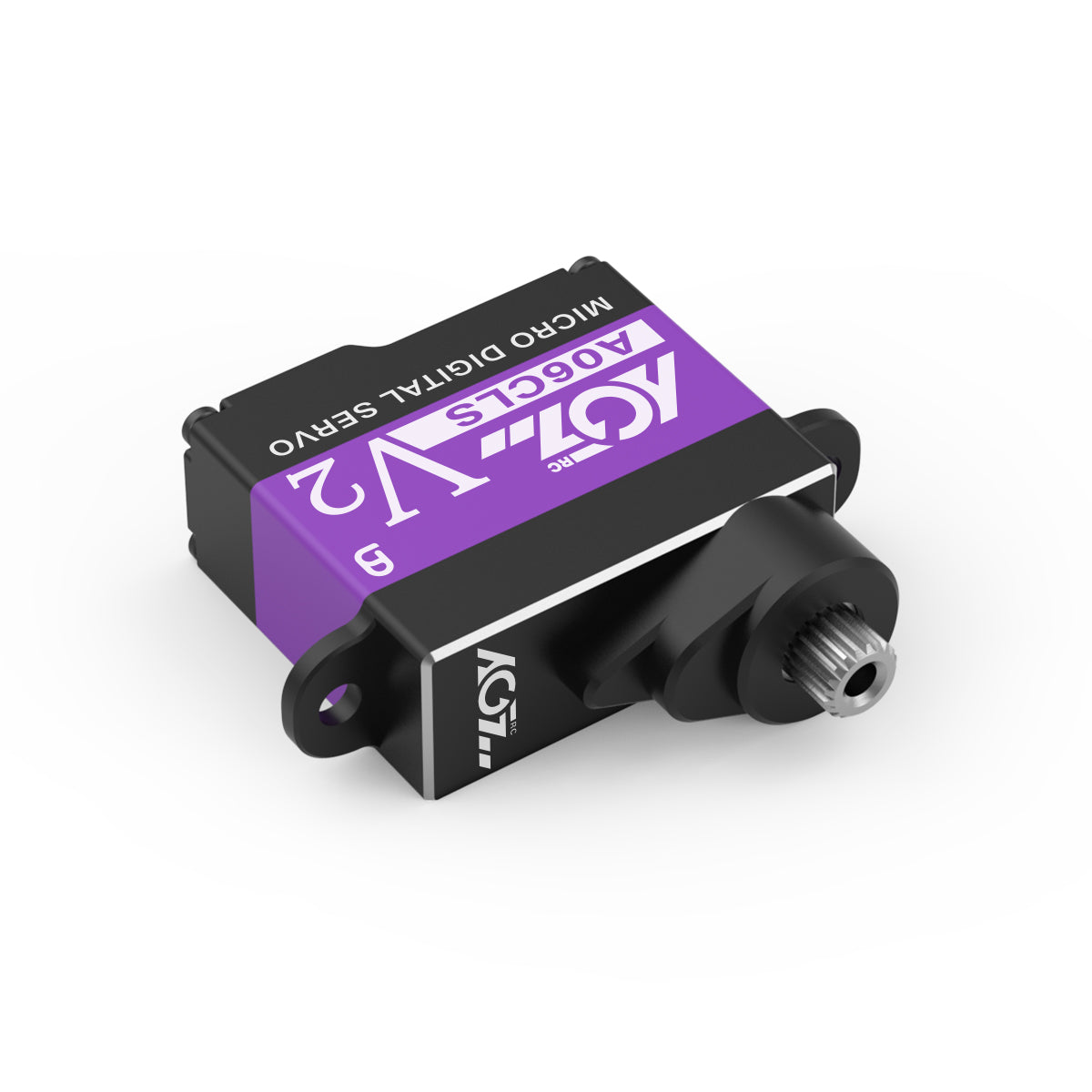 AGFRC A06CLS V2 Aluminum Case 20T High Precision 3KG 0.052Sec MG 7g Micro Digital Servo for Mini Size Airplane Car - - HeliDirect