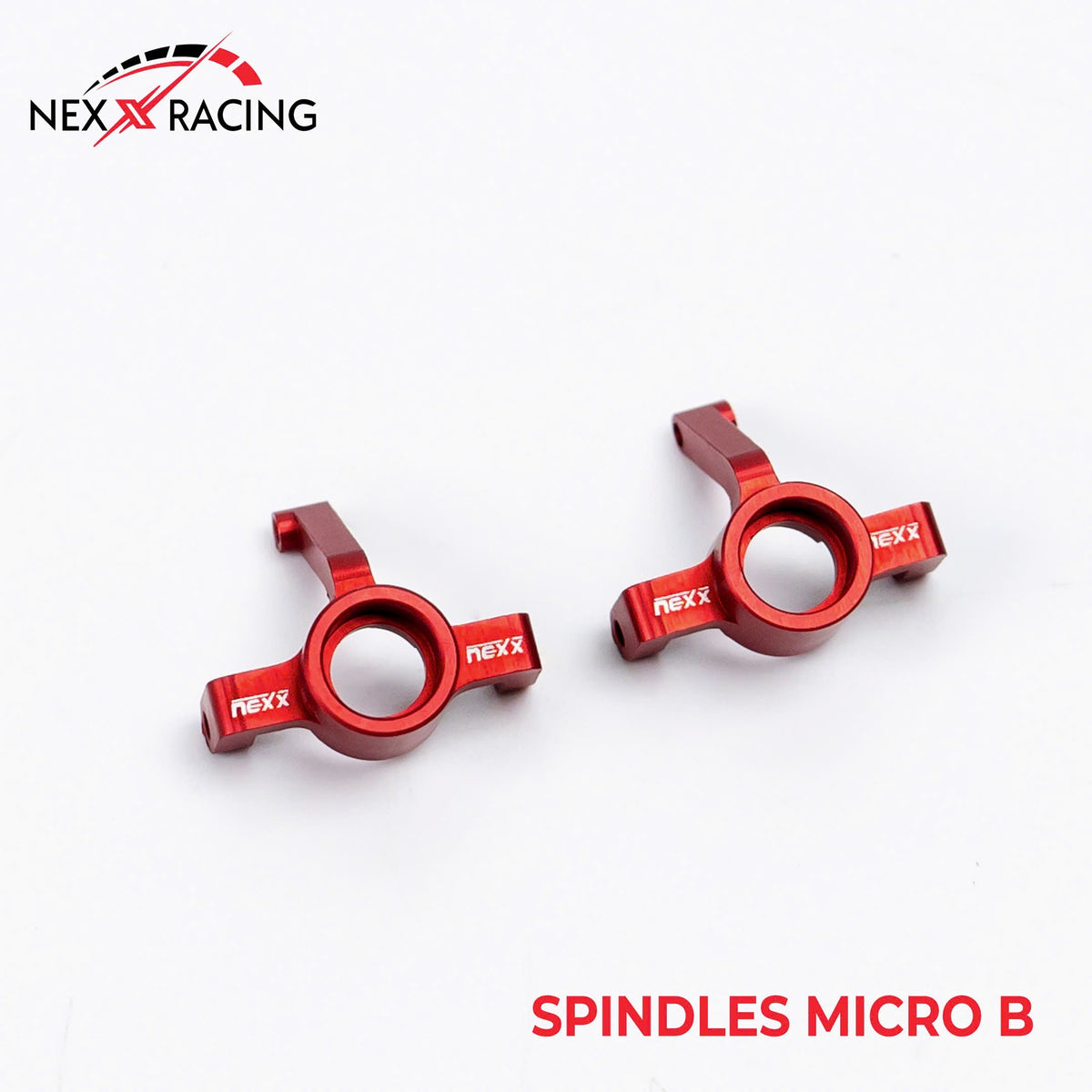 Nexx Racing Aluminum Spindles Micro-B - RED