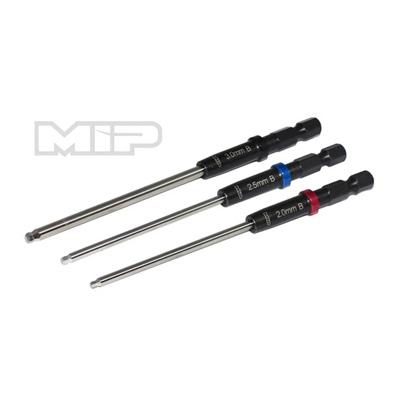 MIP Speed Tip™ Ball Hex Driver Wrench Set Gen 2, Metric (3), 2.0mm, 2.5mm, & 3.0mm