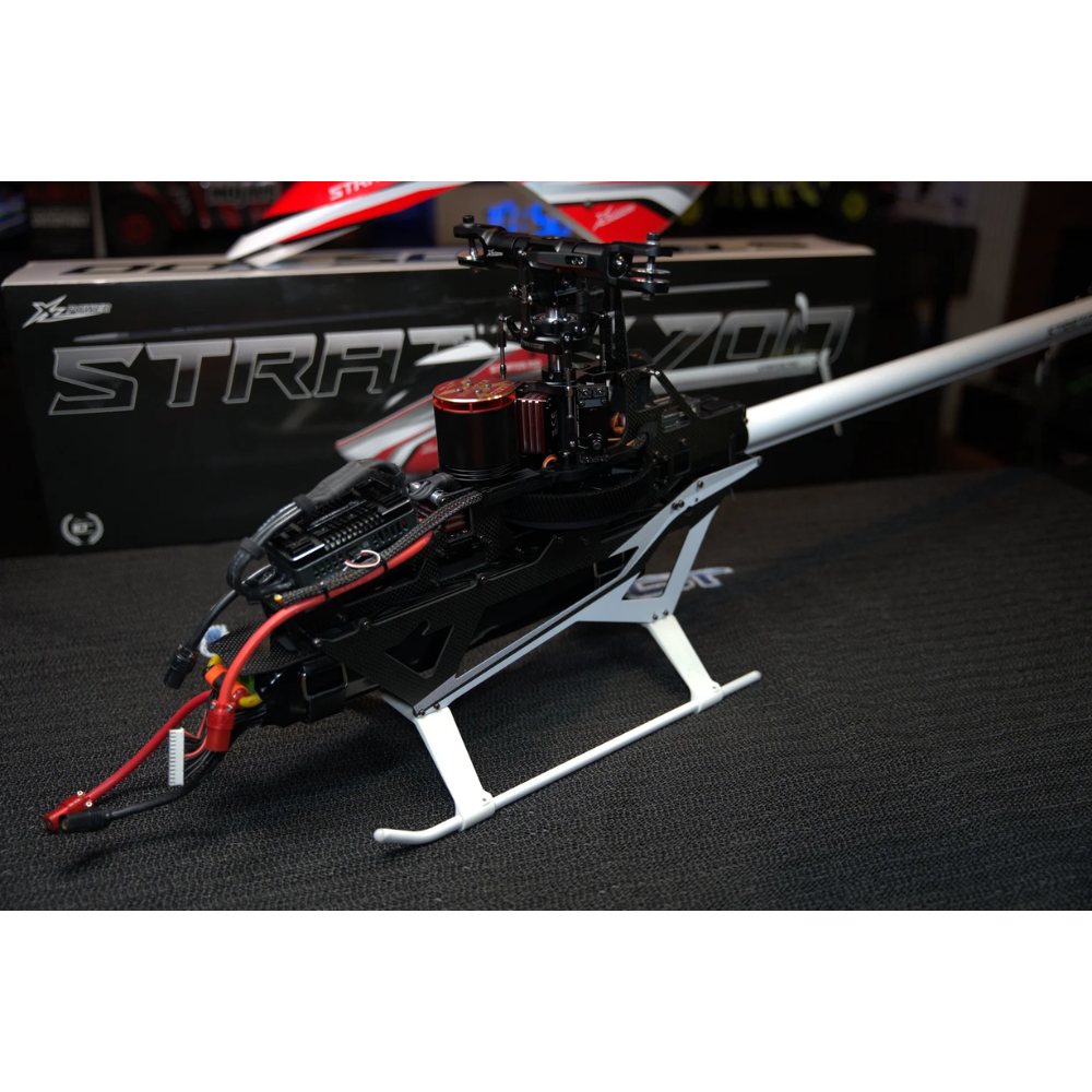 XLPower Stratos 700 Helicopter Kit With Azure Power 700 Pro Main And 105 Pro Tail Blades
