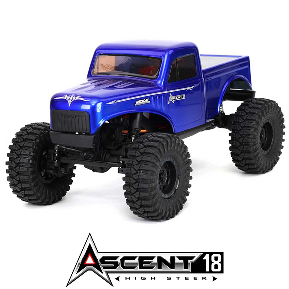 Redcat Ascent-18 1/18 Scale Brushed Electric Rock Crawler – HeliDirect