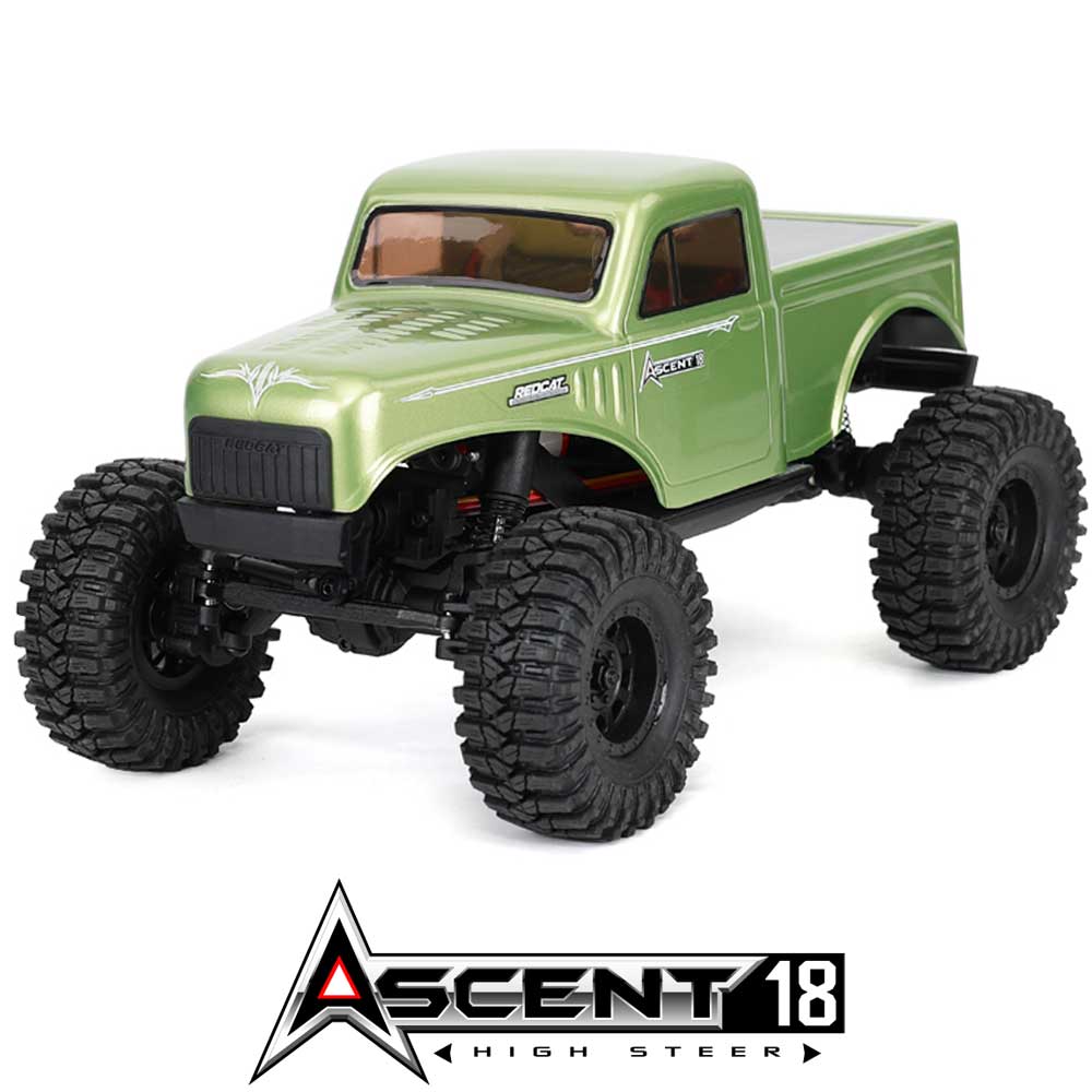 Redcat Ascent-18 1/18 Scale Brushed Electric Rock Crawler – HeliDirect