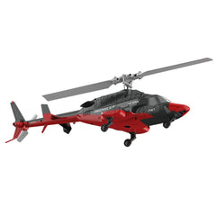 RC ERA A61 AirWolf 110-Size Scale RC Helicopter - RTF w/ Optical Flow Sensor & Auto Stabilization - Black/Red