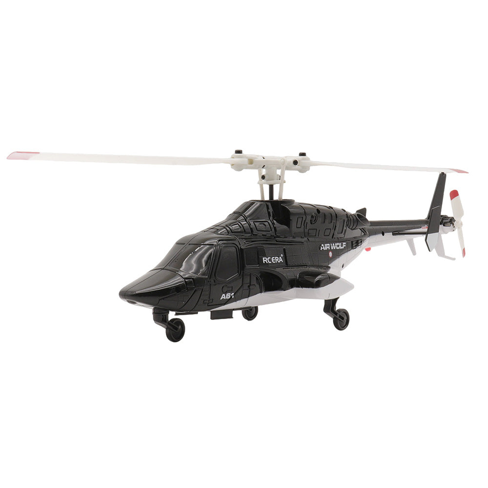 RC ERA A61 AirWolf 110-size Auto Stabilized Helicopter w/ Optical Flow Sensor and Upgraded Transmitter - RTF - Black/White