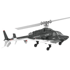 RC ERA A61 AirWolf 110-size Auto Stabilized Helicopter w/ Optical Flow Sensor and Upgraded Transmitter - RTF - Black/White
