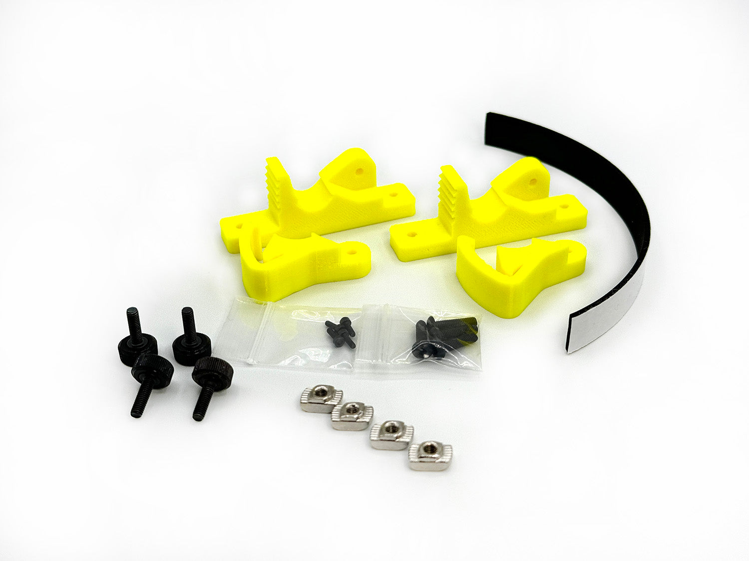 XGuard One-Size-Fits-All Skid Clamp System Single clamp set of 2 with extrussion rail mounting hardware - HeliDirect