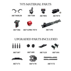 SteamRC AK700 PRO Upgraded Helicopter Kit (W/O Blades)