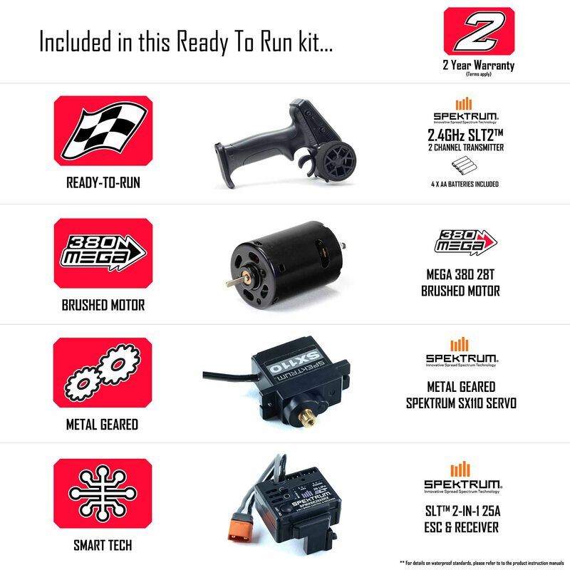 ARRMA 1/18 GRANITE GROM MEGA 380 Brushed 4X4 Monster Truck RTR with Battery & Charger - GREEN - HeliDirect