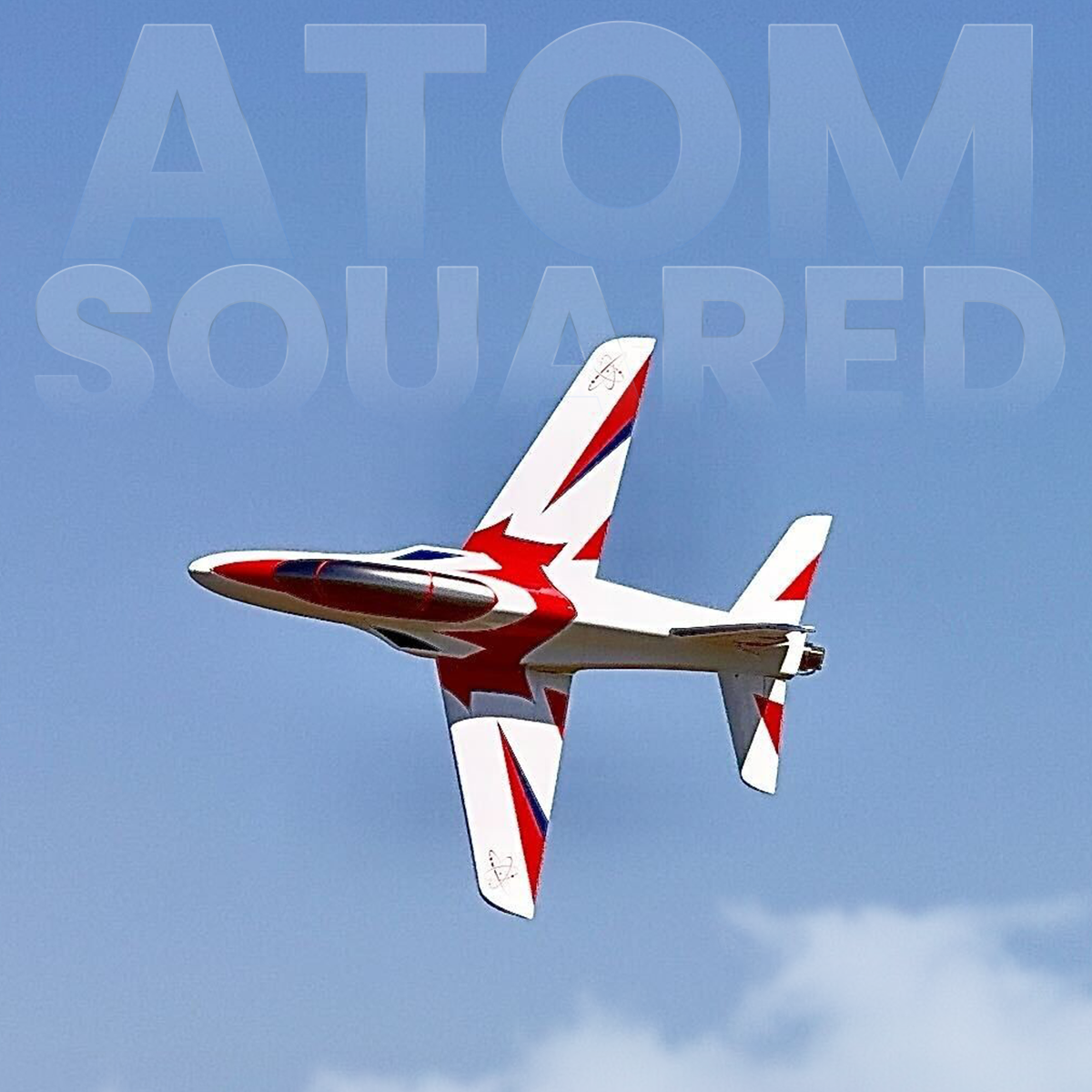 Boomerang Atom Squared - White Red Blue