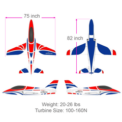 Boomerang Atom - Red White Blue