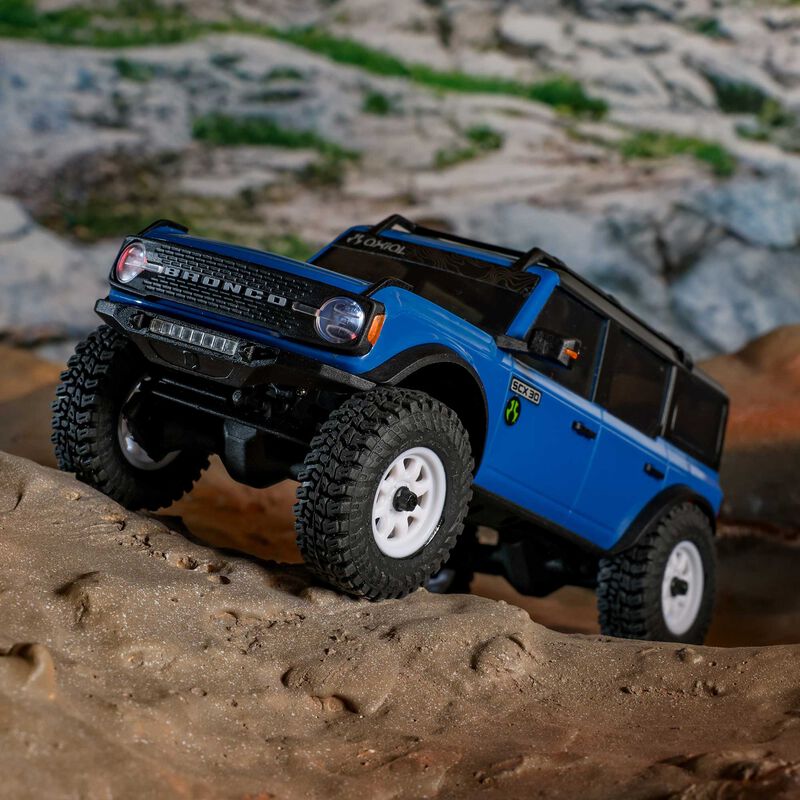 Axial Scx30 Ford Bronco Micro 4x4 Crawler RTR 1/ 30 Blue - Negozio di Axial Scx30 Ford Bronco Micro 4x4 Crawler RTR 1/ 30 Blue - Negozio di