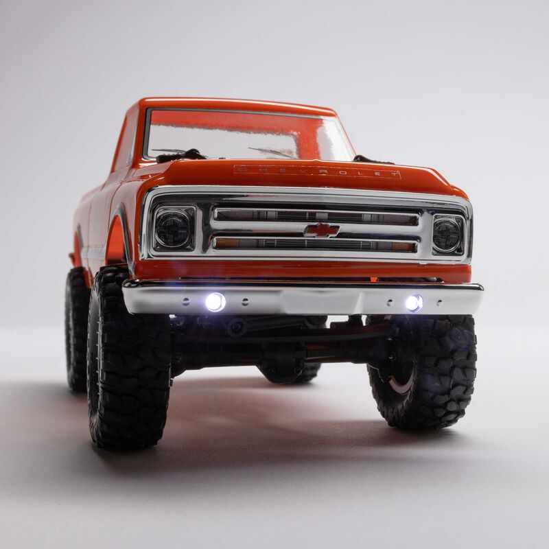 Axial 1/24 SCX24 1967 CHEVROLET C10 4WD BRUSHED TRUCK RTR - ORANGE - HeliDirect