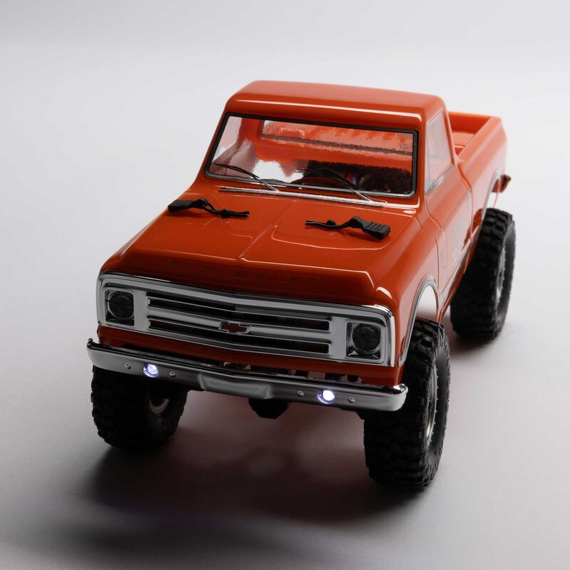 Axial 1/24 SCX24 1967 CHEVROLET C10 4WD BRUSHED TRUCK RTR - ORANGE - HeliDirect