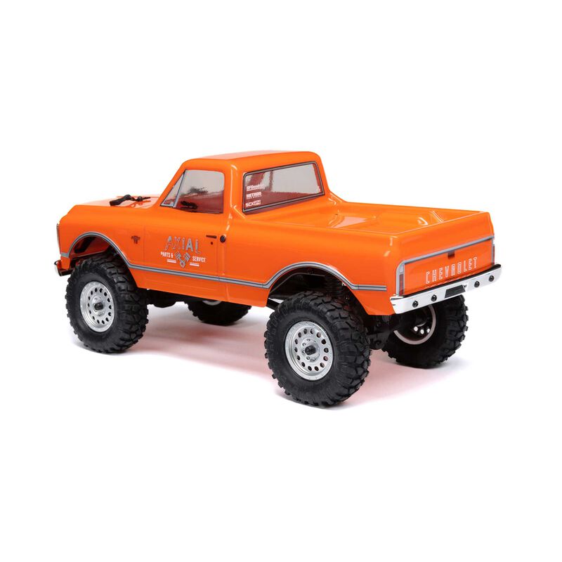 Axial 1/24 SCX24 1967 CHEVROLET C10 4WD BRUSHED TRUCK RTR - ORANGE - HeliDirect