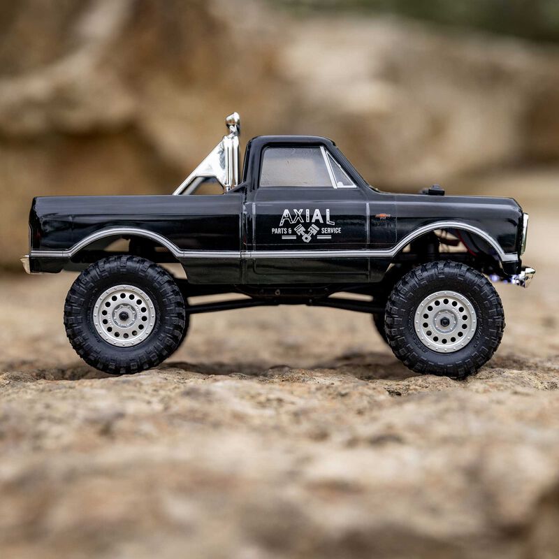 Axial 1/24 SCX24 1967 CHEVROLET C10 4WD BRUSHED TRUCK RTR - BLACK - HeliDirect