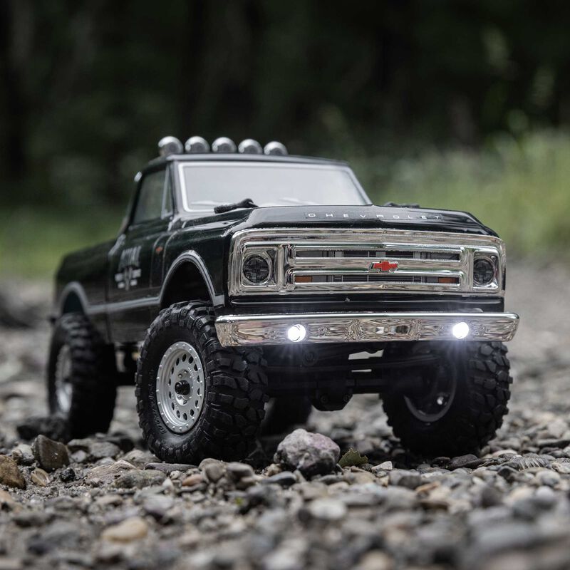 Axial 1/24 SCX24 1967 CHEVROLET C10 4WD BRUSHED TRUCK RTR - BLACK - HeliDirect