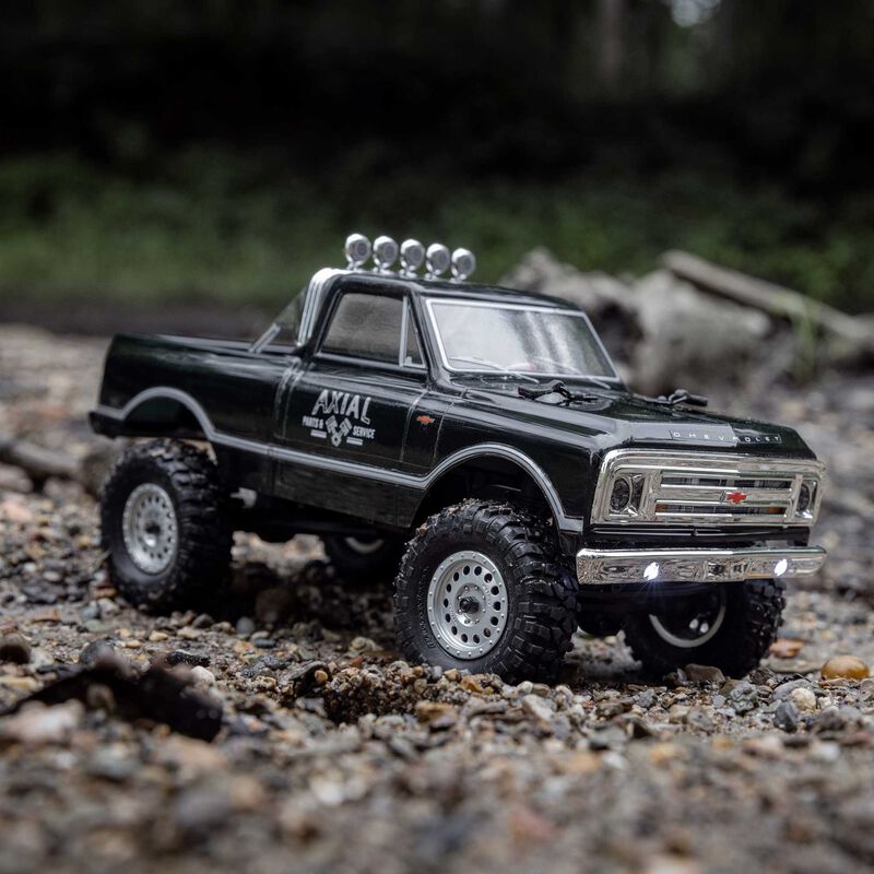 Axial 1/24 SCX24 1967 CHEVROLET C10 4WD BRUSHED TRUCK RTR - BLACK - HeliDirect