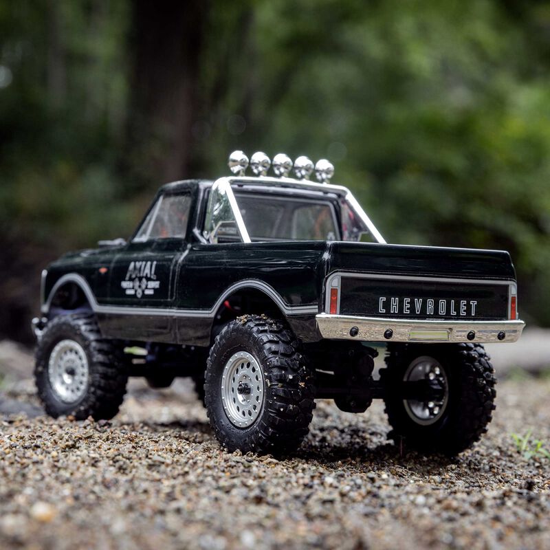 Axial 1/24 SCX24 1967 CHEVROLET C10 4WD BRUSHED TRUCK RTR - BLACK - HeliDirect
