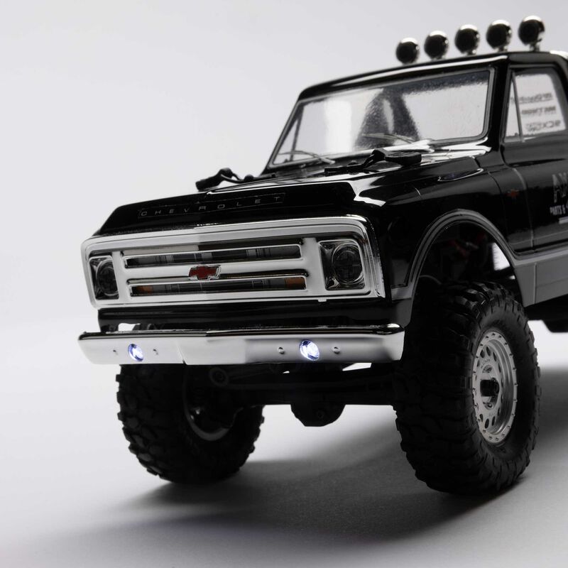 Axial 1/24 SCX24 1967 CHEVROLET C10 4WD BRUSHED TRUCK RTR - BLACK - HeliDirect